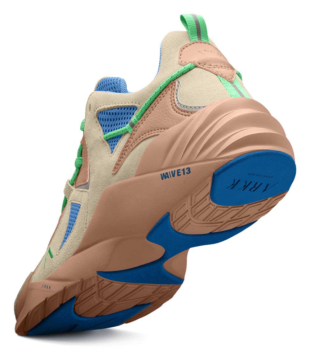 ARKK Collection Tuzon Suede W13 | Dusty Brown Baby Blue | Women Tuzon